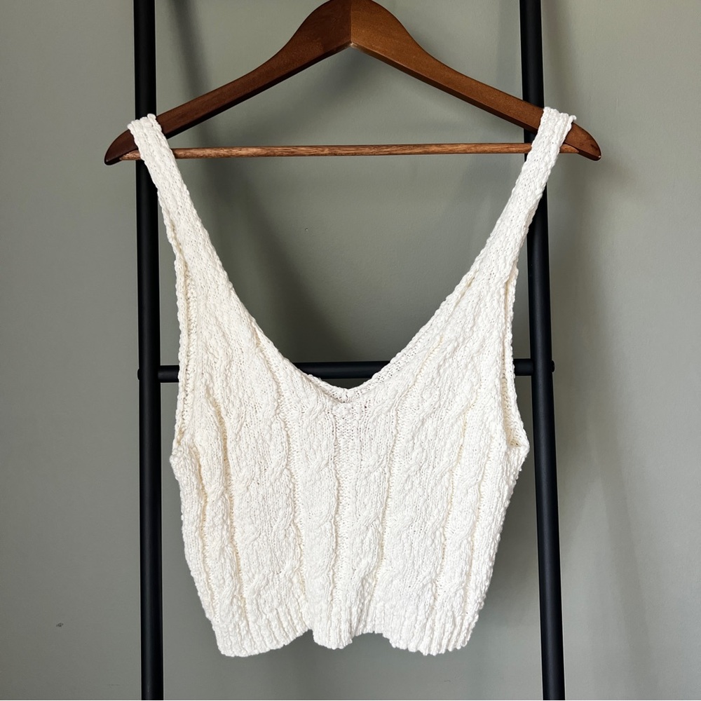Show Me Your Mumu Cable-knit Trinity Tank